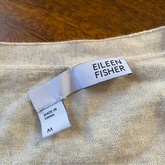 Eileen Fisher Organic Cotton Cashmere Cardigan - Picture 7 of 7
